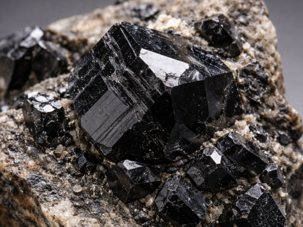 ブラックスピネルの原石